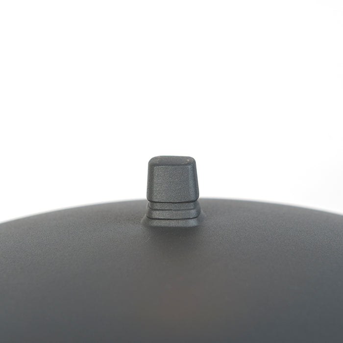 QAZQA Moderne buitenlantaarn sokkel donkergrijs - Platar