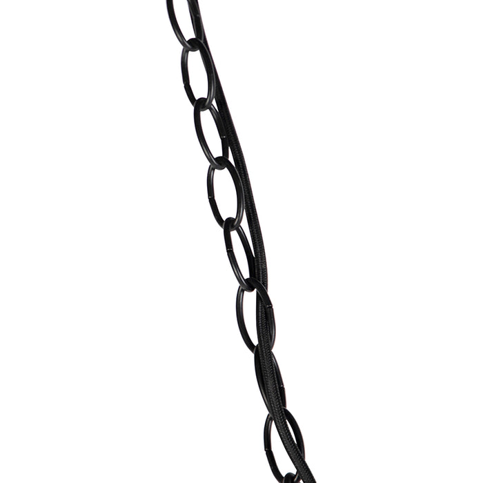 QAZQA Set van 2 industriële hanglampen zwart - Cabin