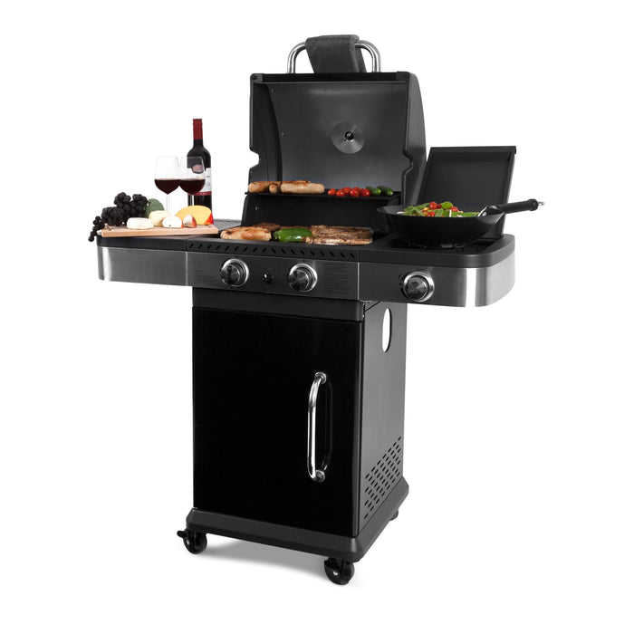 Garden Grill Prestige 2+1B Gasbarbecue B 108 x D 56 cm