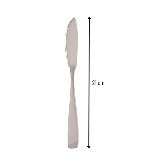 Orange85 Vismes 6 stuks RVS Vismessen 21 cm