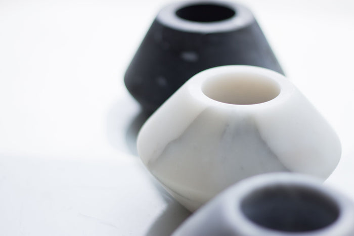 TAK Design - Marmer Theelicht Marmer Geo 12 x 7 cm