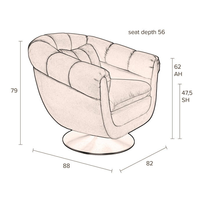 Dutchbone Member Fauteuil