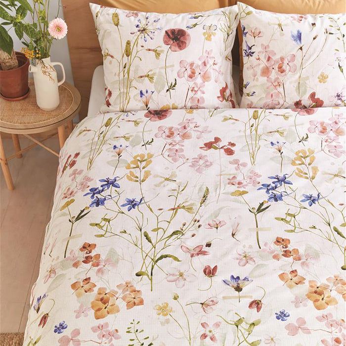 Ariadne at Home Spring Flowers Dekbedovertrek 140 x 200/220 cm - Naturel