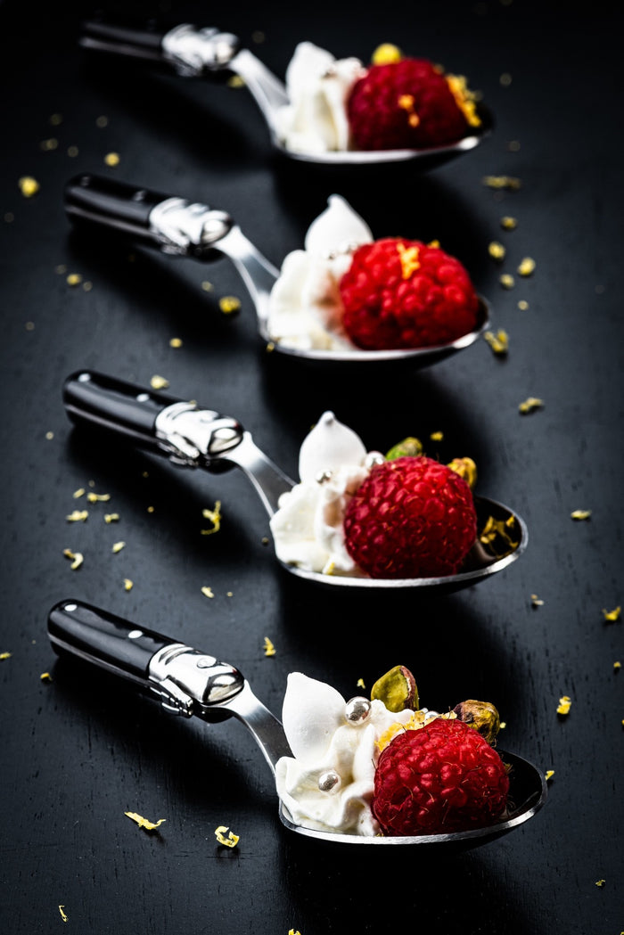 Laguiole Style de Vie Premium Line amuselepels 6-delig, zwart