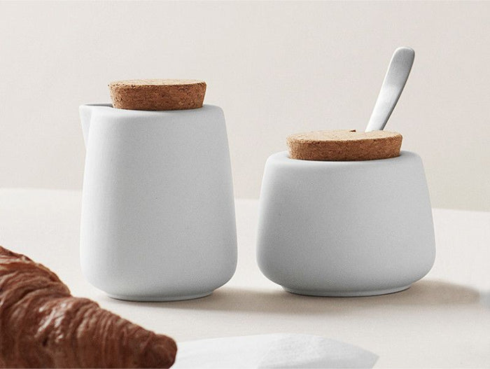 Viva Scandinavia Melk en Suiker set Nicola Wit