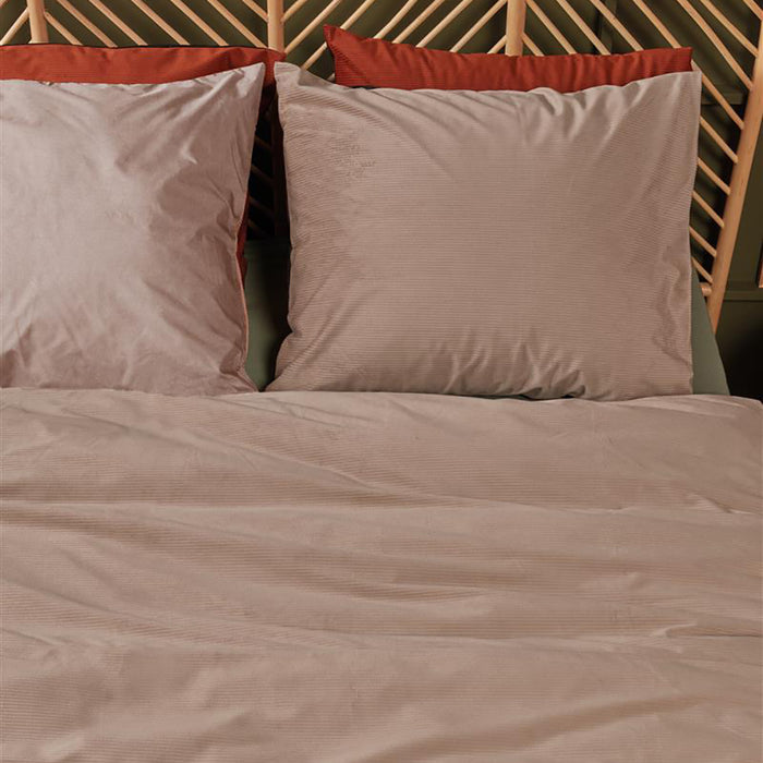 At Home by Beddinghouse Cosy Corduroy Dekbedovertrek 140 x 200 cm - Naturel