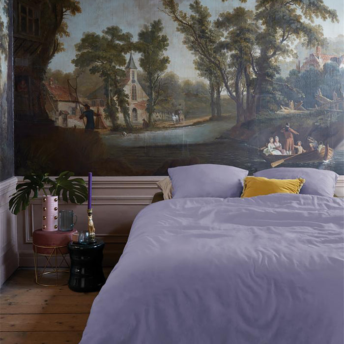 At Home by Beddinghouse Easy Dekbedovertrek 140 x 200/220 cm - Lila