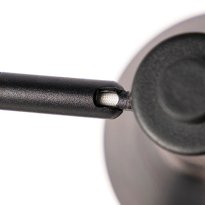 QAZQA Moderne tafellamp zwart met goud 1-lichts - Magno