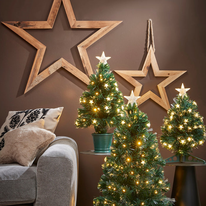 Luca Lighting Mercury Kunstkerstboom - Fibre Optic - H45 x Ø25 cm