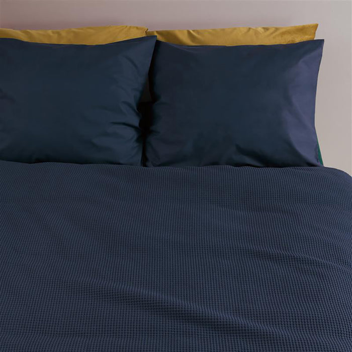 At Home by Beddinghouse Relax Dekbedovertrek 240 x 200/220 cm - Donkerblauw