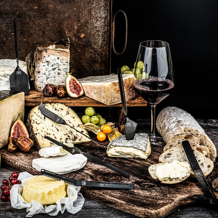 Style de Vie kaasmessenset 6-delig, zwart