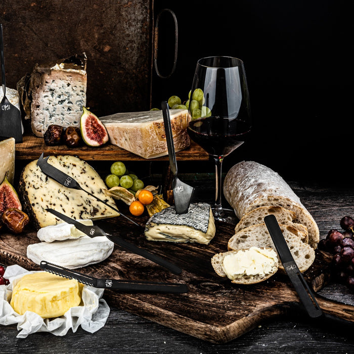 Style de Vie kaasmessenset 6-delig, zwart