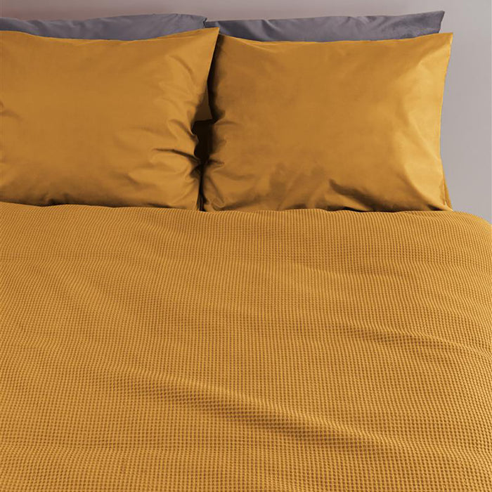 At Home by Beddinghouse Relax Dekbedovertrek 200 x 200/220 cm - Oker