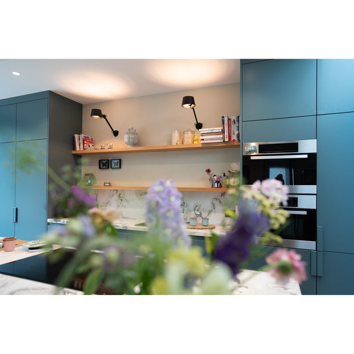 Bolt Sidefit wandlamp met stekker Ash Grey