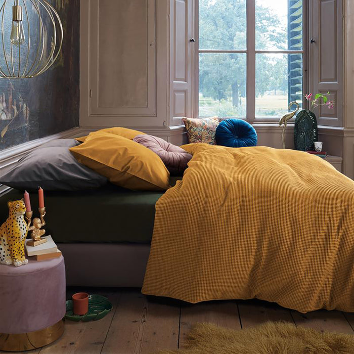 At Home by Beddinghouse Relax Dekbedovertrek 240 x 200/220 cm - Oker