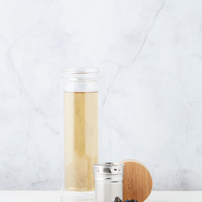 Point-Virgule Dubbelwandige Theefles + Infuser 0,42 L