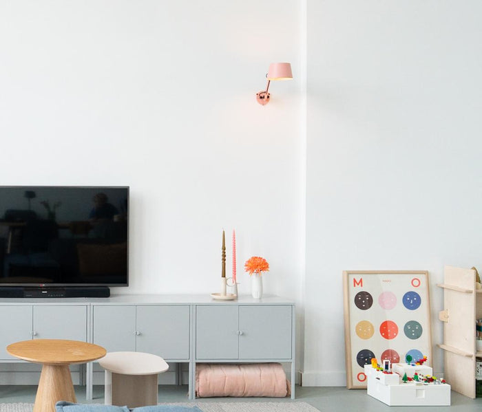 Tonone Bolt Sidefit wandlamp small install Pure White