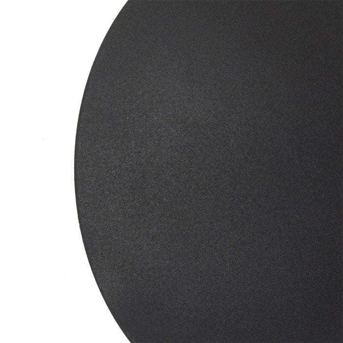 QAZQA Moderne wandlamp zwart met goud - Sunrise