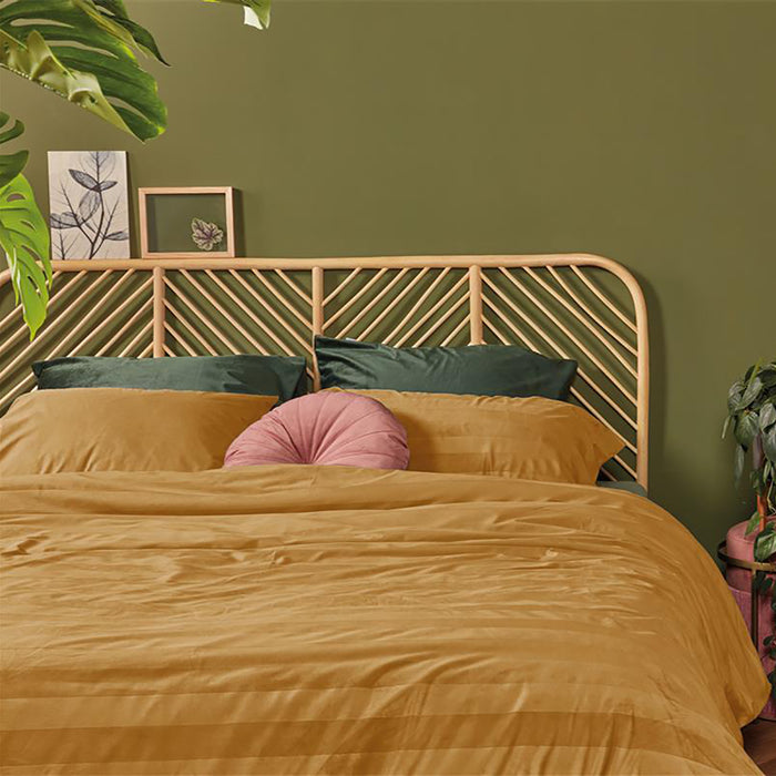 At Home by Beddinghouse Soft Shine Dekbedovertrek 140 x 200/220 cm - Geel