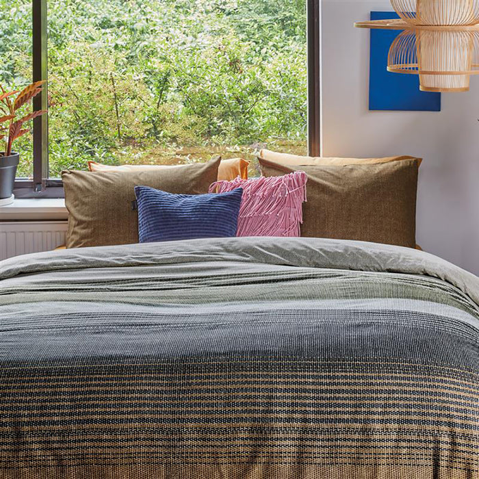 Beddinghouse Bruno Dekbedovertrek 200 x 200/220 cm - Groen