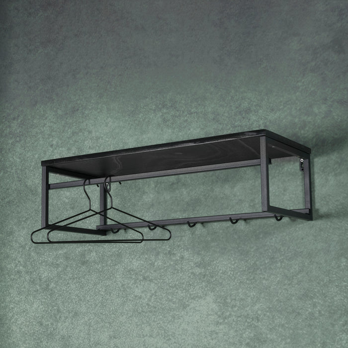 by fonQ Duuk Wandkapstok - Zwart