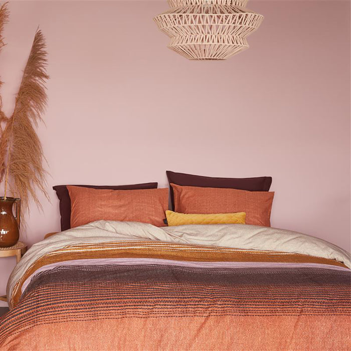 Beddinghouse Bruno Dekbedovertrek 200 x 200/220 cm - Terra