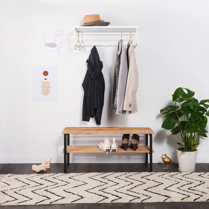 by fonQ Duuk Wandkapstok - Wit