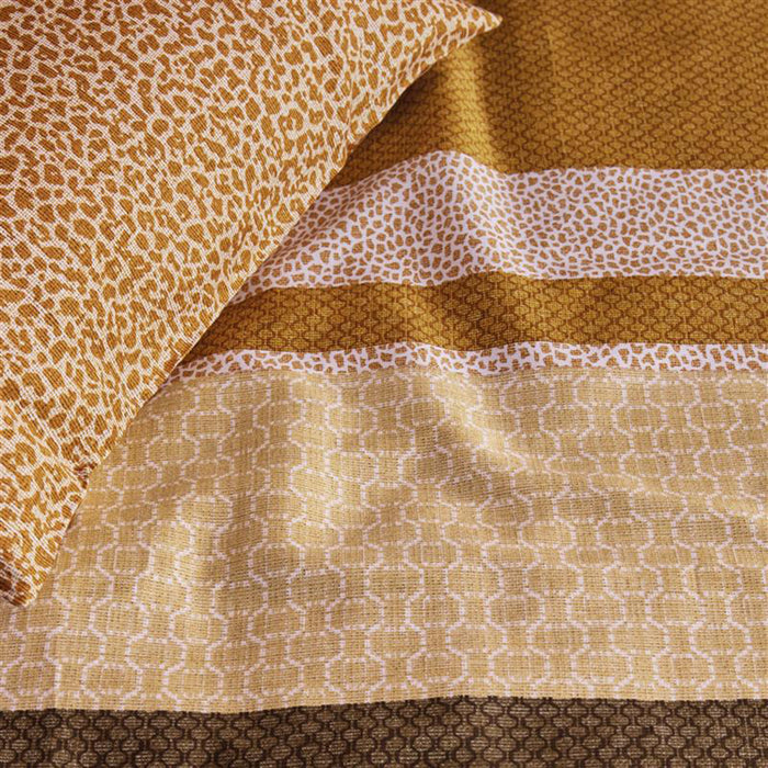 Beddinghouse Darren Dekbedovertrek 200 x 200/220 cm - Oker