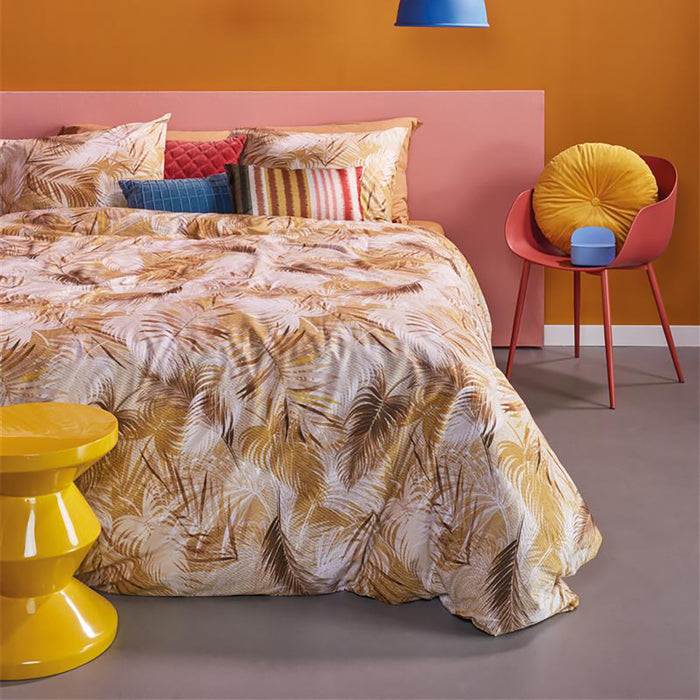 Beddinghouse Easy Breezy Dekbedovertrek 240 x 200/220 cm - Oker