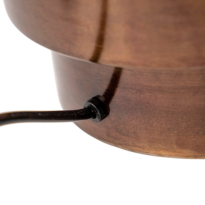 QAZQA Art Deco tafellamp brons zonder kap - Bruut