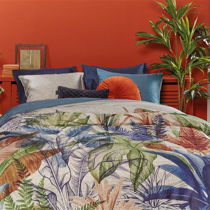 Beddinghouse Isla Dekbedovertrek 140 x 200/220 cm - Blauw