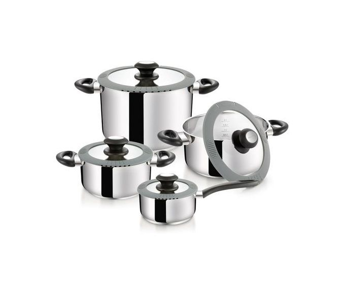 Tescoma SmartCOVER Kookpannenset - 4 delig - RVS - Downdraft