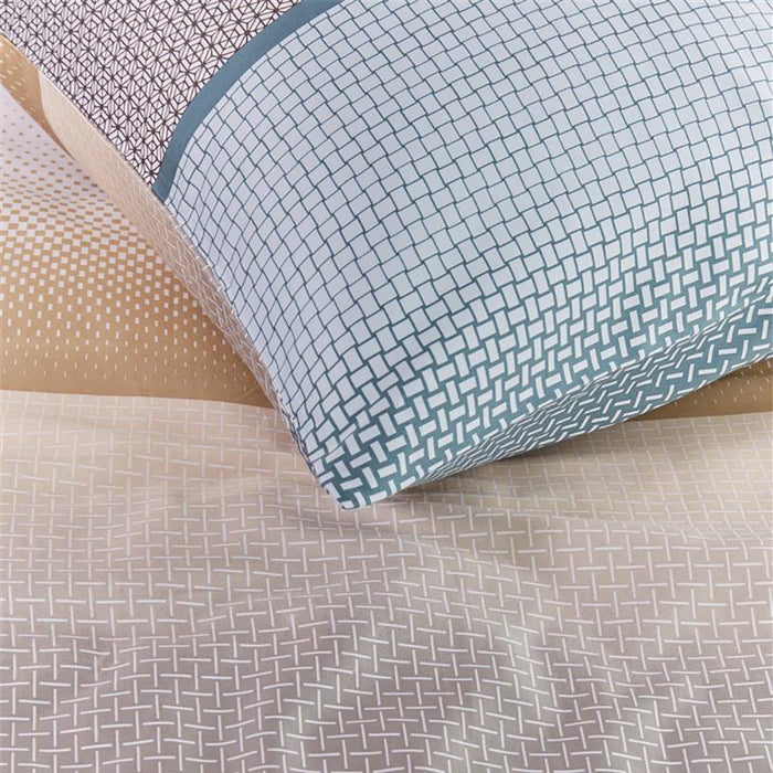 Beddinghouse Odette Dekbedovertrek 140 x 200/220 cm - Blauw/Grijs