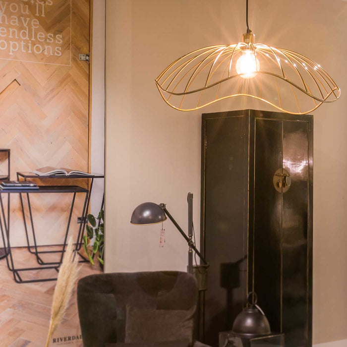 RIVERDALE - Hanglamp Owen goud 60cm