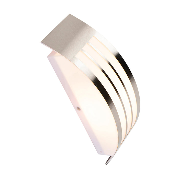 QAZQA Moderne wandlamp staal RVS IP44 - Sapphire Deluxe