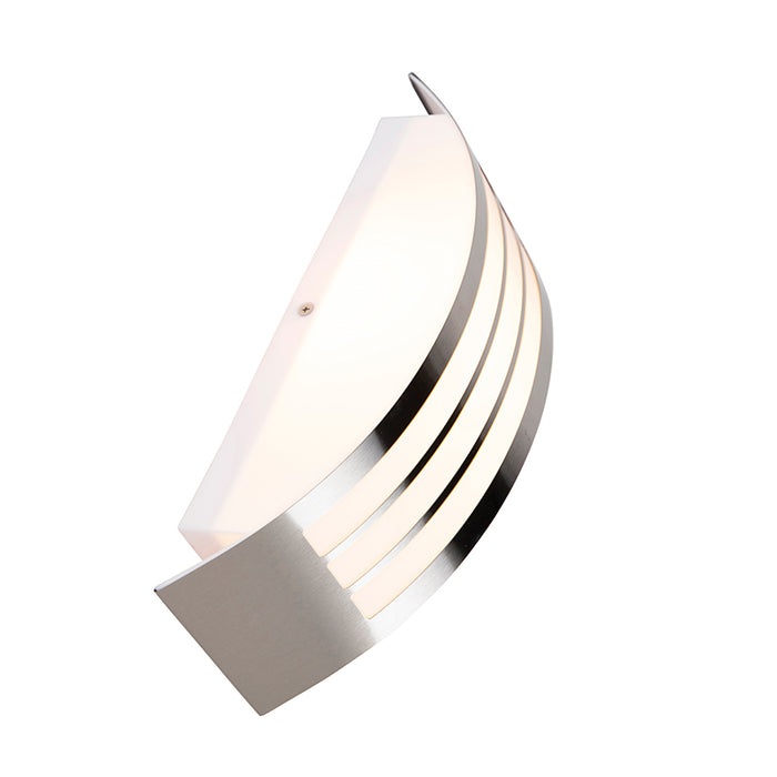 QAZQA Moderne wandlamp staal RVS IP44 - Sapphire Deluxe
