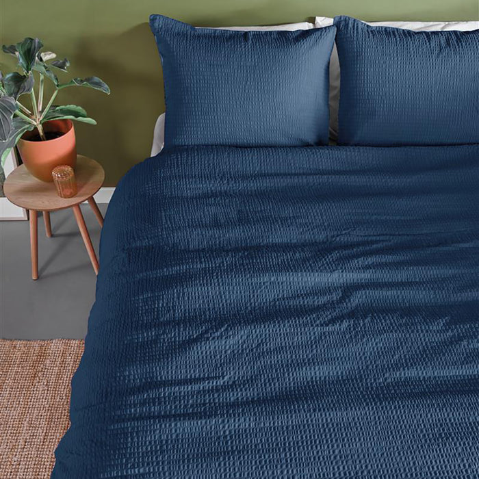 Beddinghouse Wave Dekbedovertrek 200 x 200/220 cm - Blauw