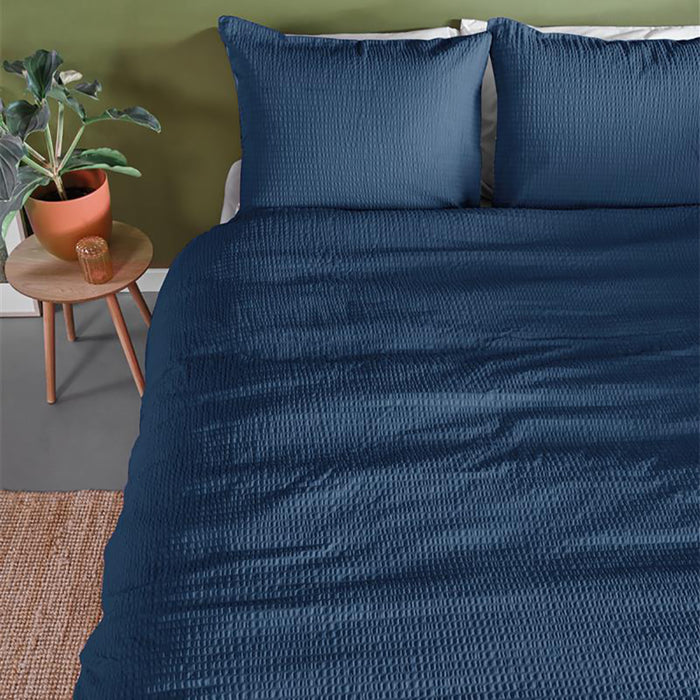 Beddinghouse Wave Dekbedovertrek 240 x 200/220 cm - Blauw