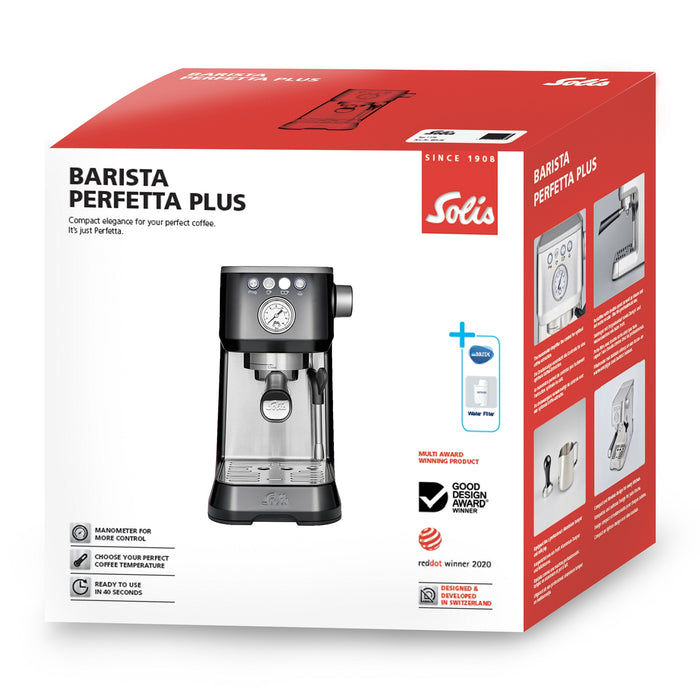 Solis Barista Perfetta Plus 1170 Espressomachine -Pistonmachine Koffie