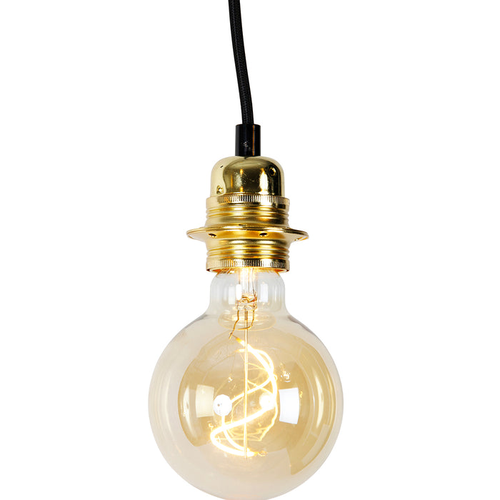 QAZQA Moderne hanglamp goud dimbaar - Cava 5
