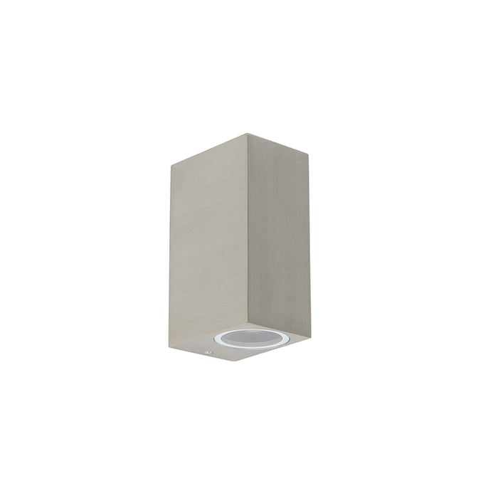 QAZQA Moderne wandlamp aluminium 2-lichts IP44 - Baleno