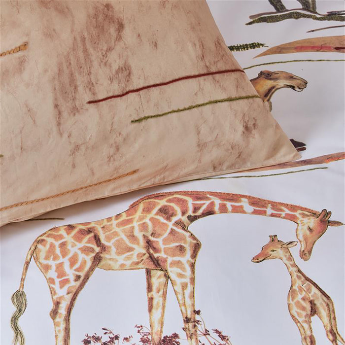 HANNEKEJAG Kids Big Five Dekbedovertrek 140 x 200/220 cm - Naturel