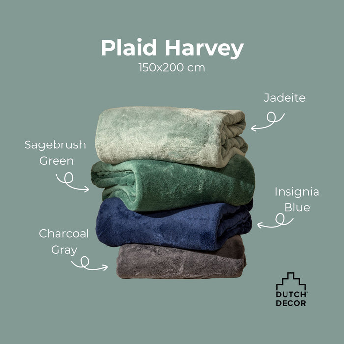 Dutch Decor plaid HARVEY - 150x200 cm Jadeite