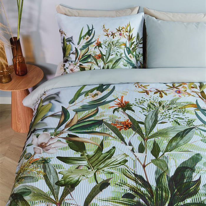 Kardol & Verstraten Cadence Dekbedovertrek 200 x 200/220 cm - Blauw/Groen