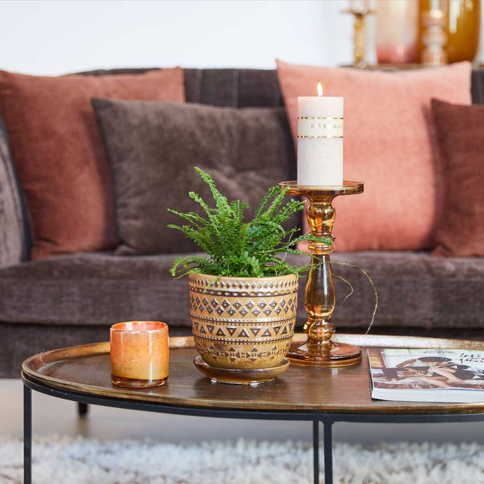 RIVERDALE - Salontafel Merton - 86cm - koper