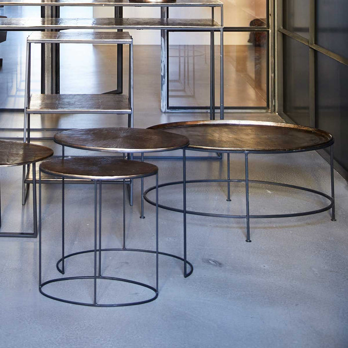 RIVERDALE - Salontafel Merton - 86cm - koper