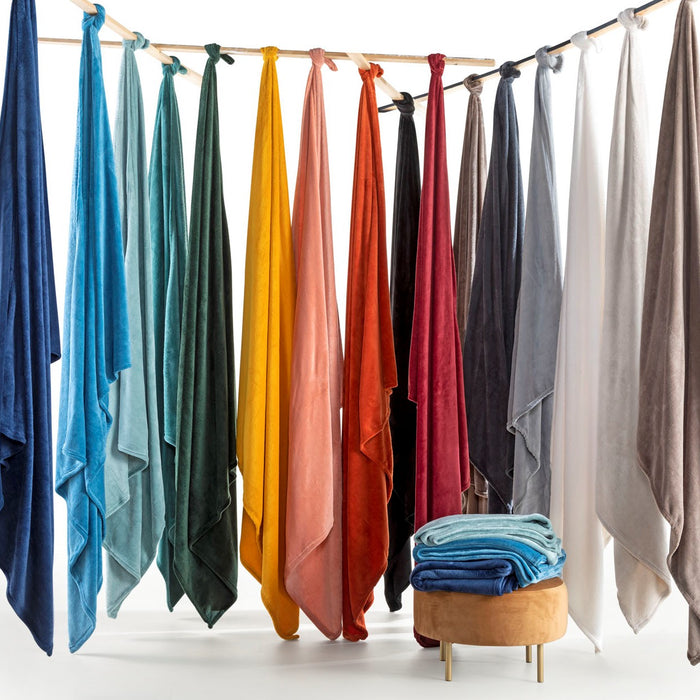 Dutch Decor plaid HARVEY - 150x200 cm Insignia Blue