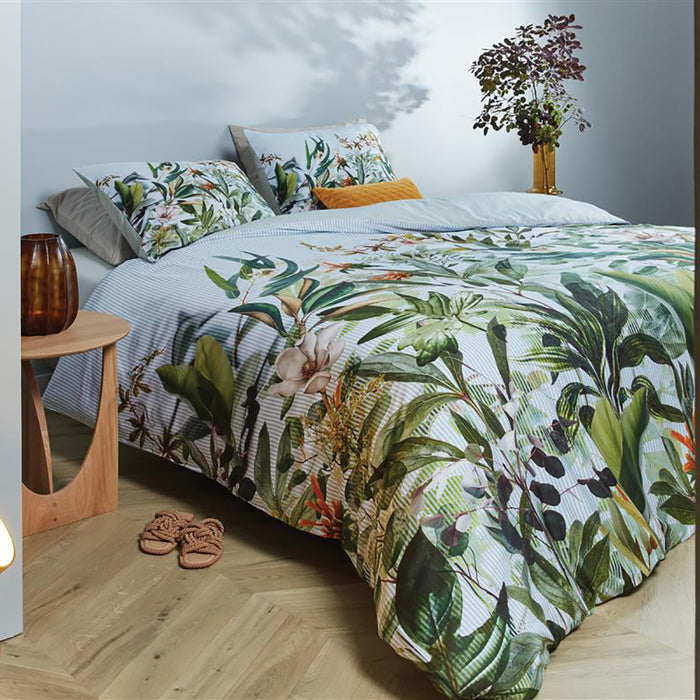 Kardol & Verstraten Cadence Dekbedovertrek 240 x 200/220 cm - Blauw/Groen