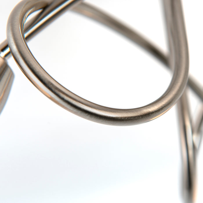 QAZQA Klassieke plafondlamp staal 3-lichts - Fortress