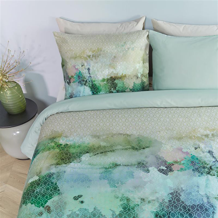 Kardol & Verstraten Metamorphose Dekbedovertrek 140 x 200/220 cm - Blauw/Groen